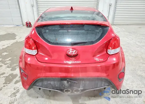 2016 Hyundai Veloster Turbo z USA, uszkodzony, nr VIN KMHTC6AE4GU267240